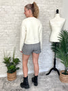 Pinchy Crab Sweater White