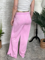 Lindsay Wide Leg Sweatpants Pink