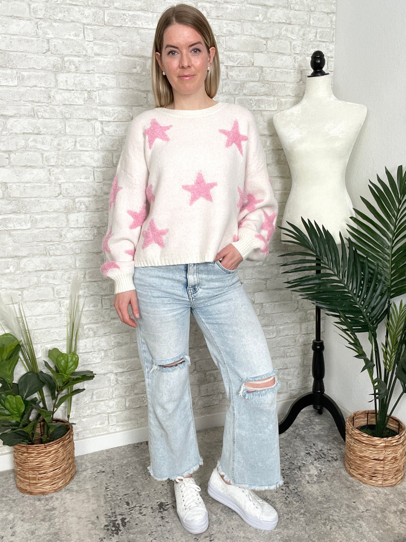 Tiffany Star Print Sweater