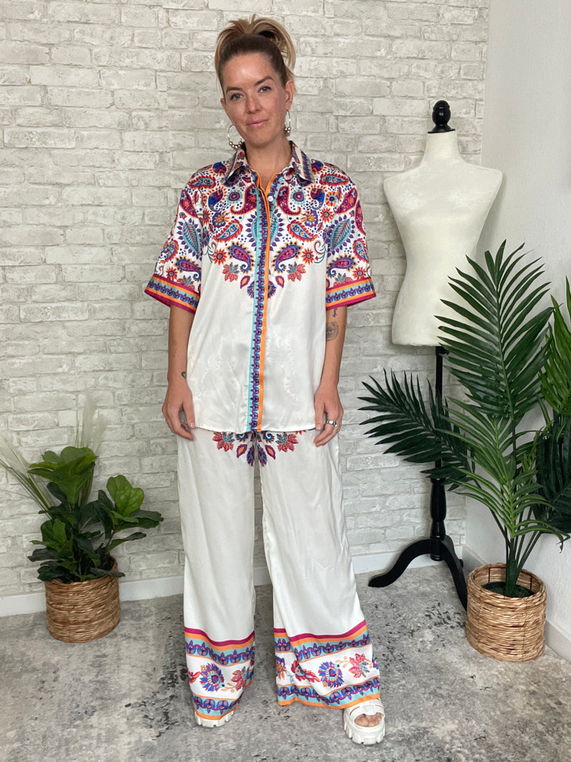Paisley Goddess Set Top
