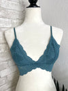 Butterfly Lace Bralette Teal