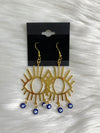 Dangle Nazar Earring Gold