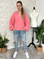 Langley Coral Sweater
