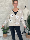 Daisy Dreamer Floral Cardigan Beige