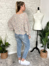Rainbow Retro Swirl Knit Top