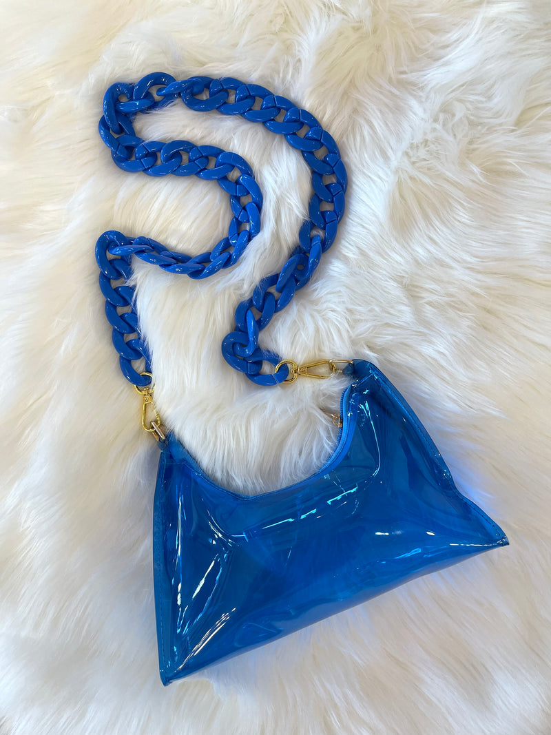 Festival Clear bag - Blue