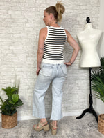 Darlene B+W Stripe Tank