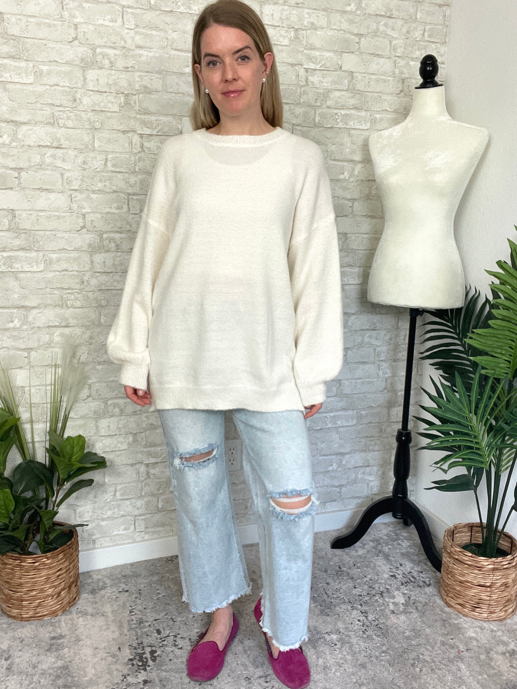 Delia Sweater Cream