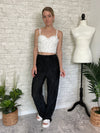 Julianna Pearl Floral Corset White