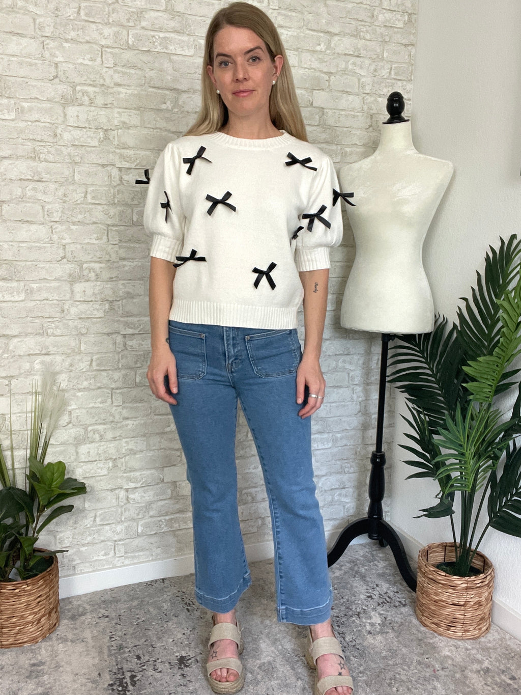 Blair Bow Knit Top