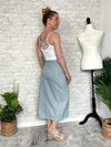 Rhonda Denim Stripe Skirt