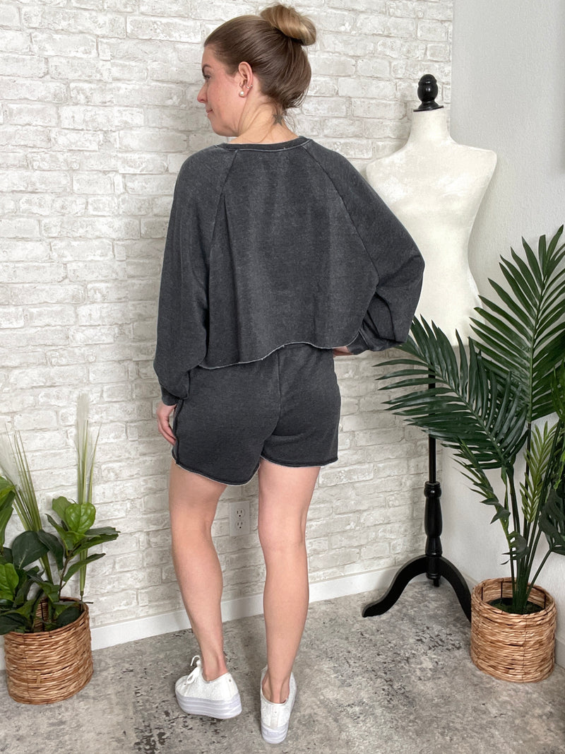 Kelly Lounge Short Charcoal