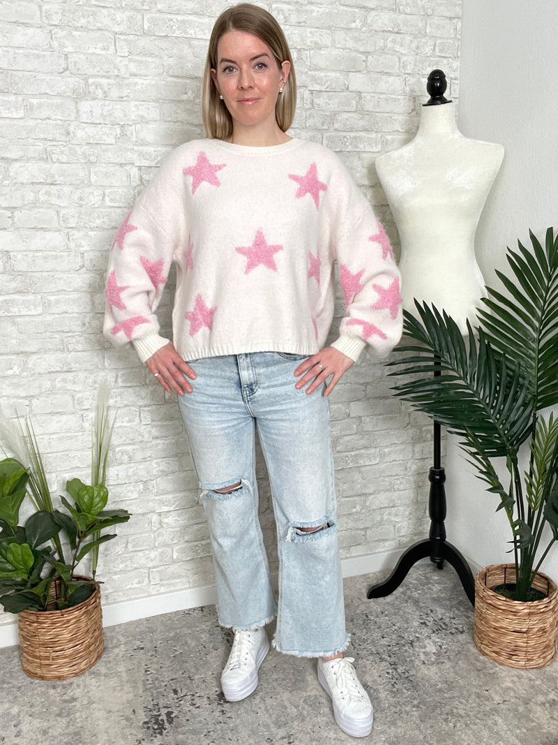 Tiffany Star Print Sweater