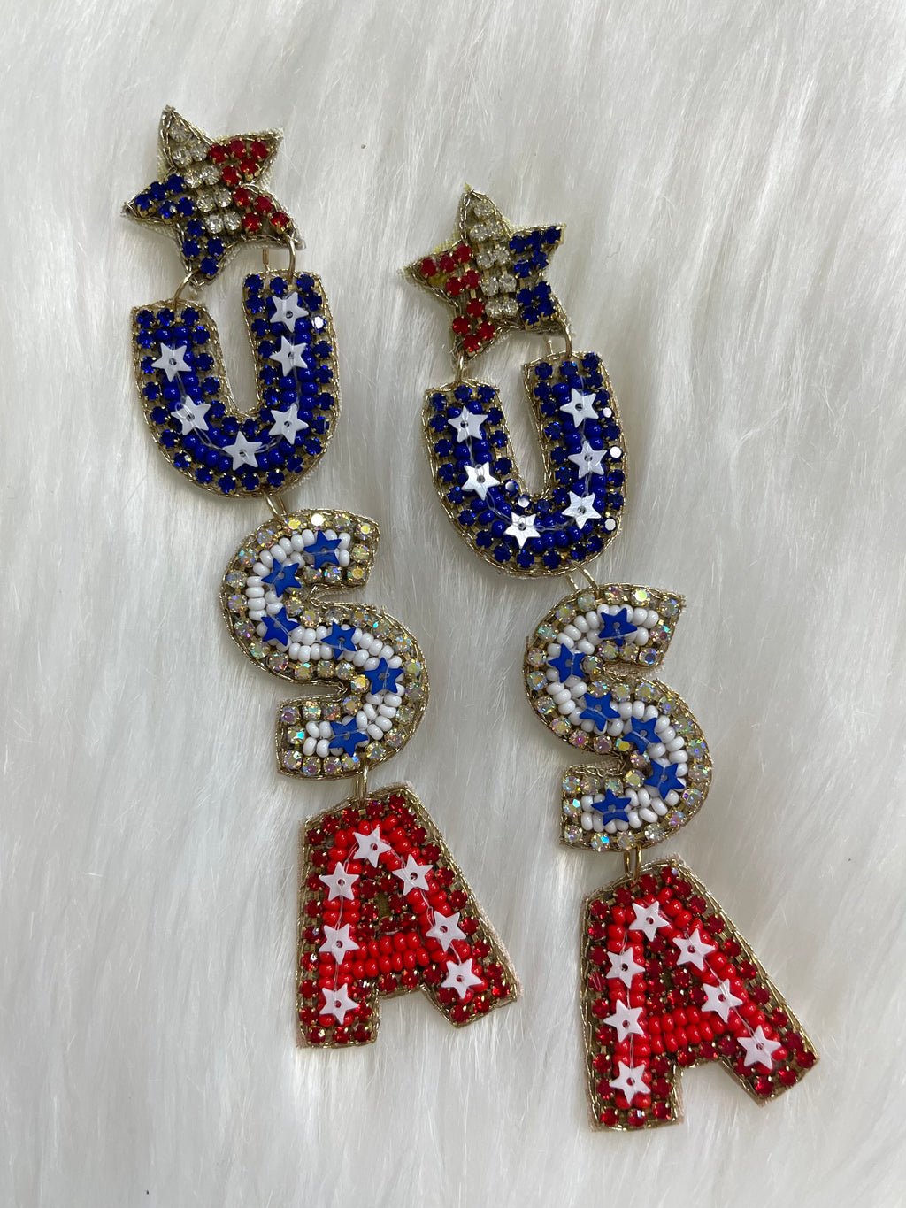 USA Firework earrings