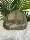 You Are Enough Trucker Hat - Olive Green