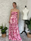 Pink Palms Jumpsuit
