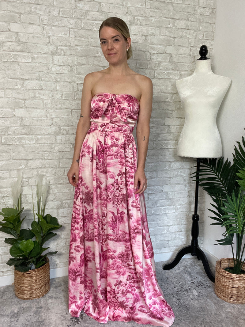 Pink Palms Jumpsuit
