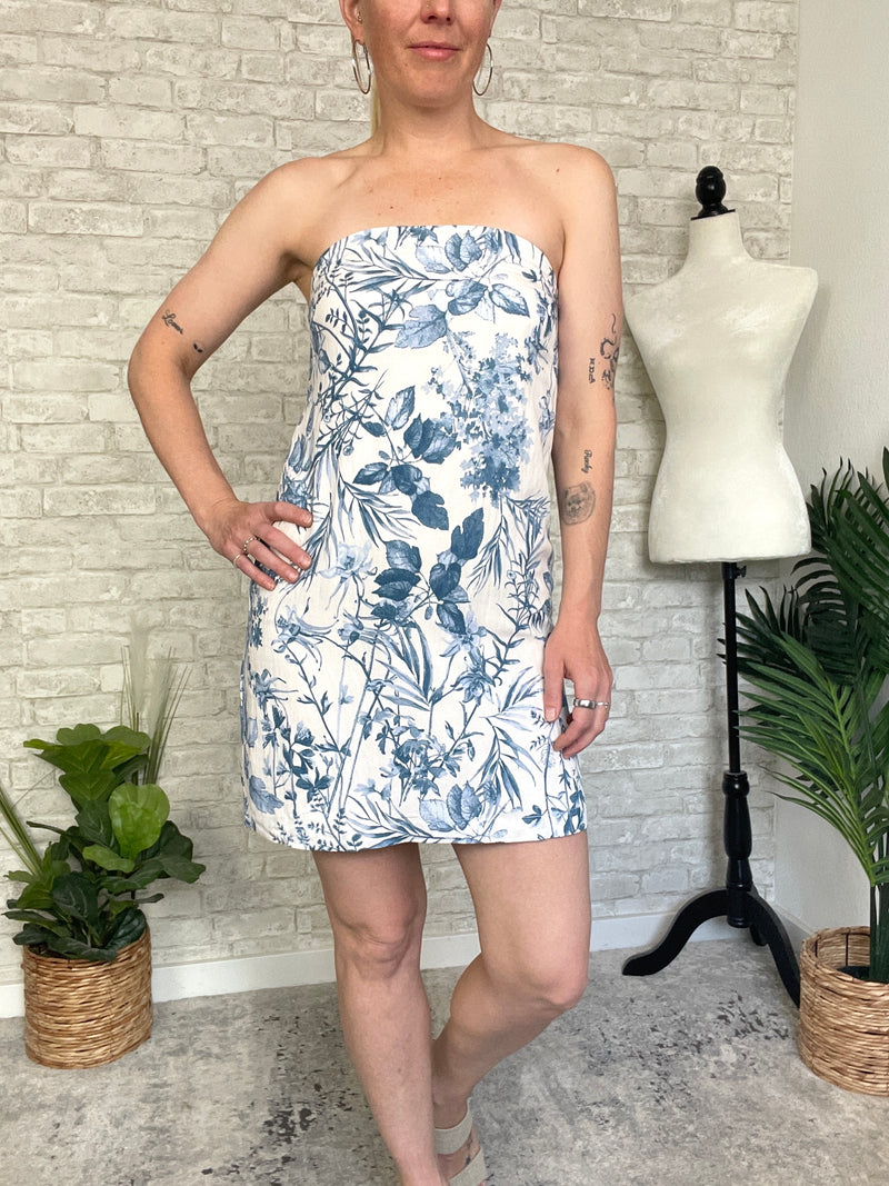 Chinette Blue+White Dress