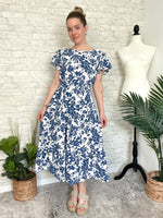 Shiloh Blue Blooms Dress