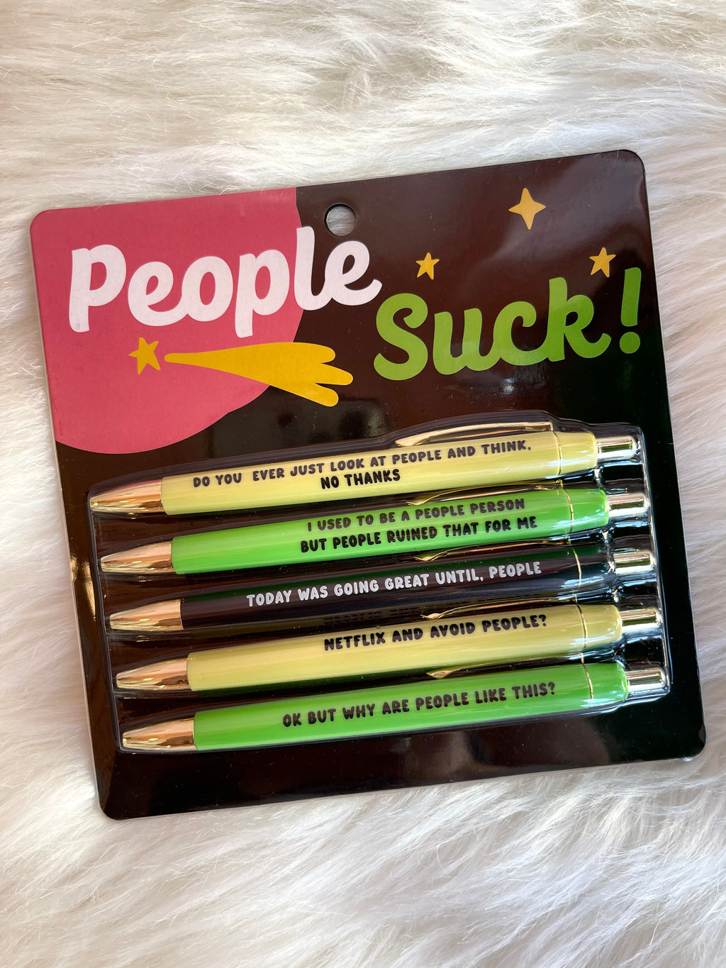 People Suck Pen Set