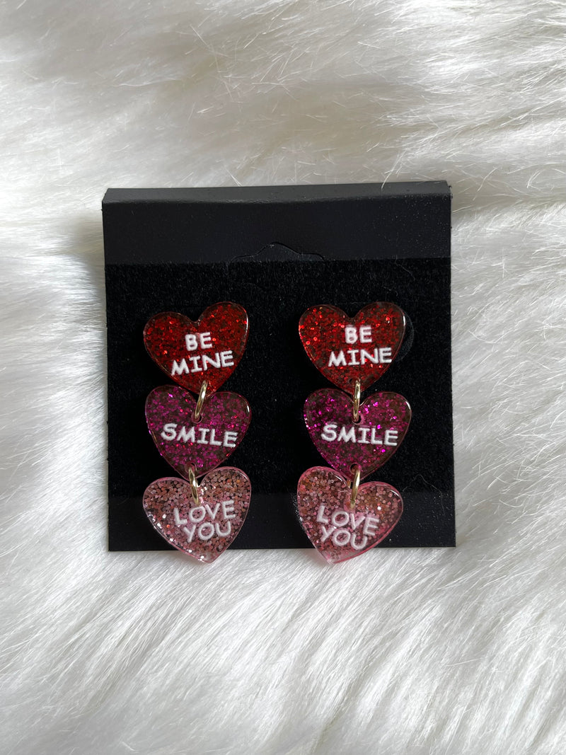 Be Mine Heart Earrings