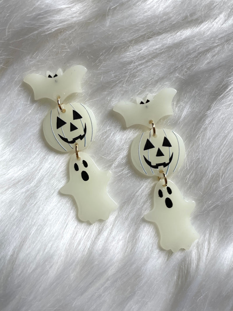 Spooky Glow In The Dark Earrings