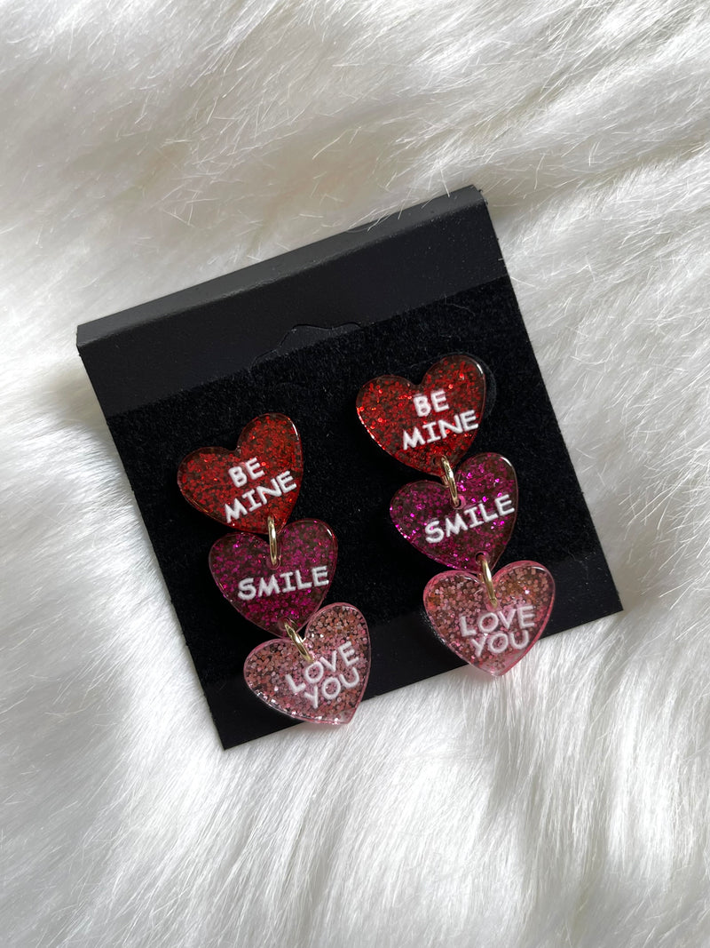 Be Mine Heart Earrings