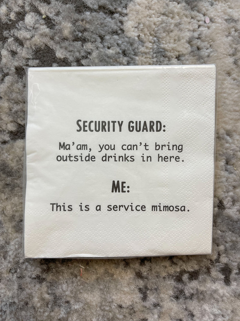 Service Mimosa Napkins