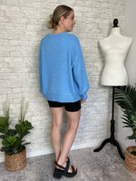 Sky Blue Birdie Sweater