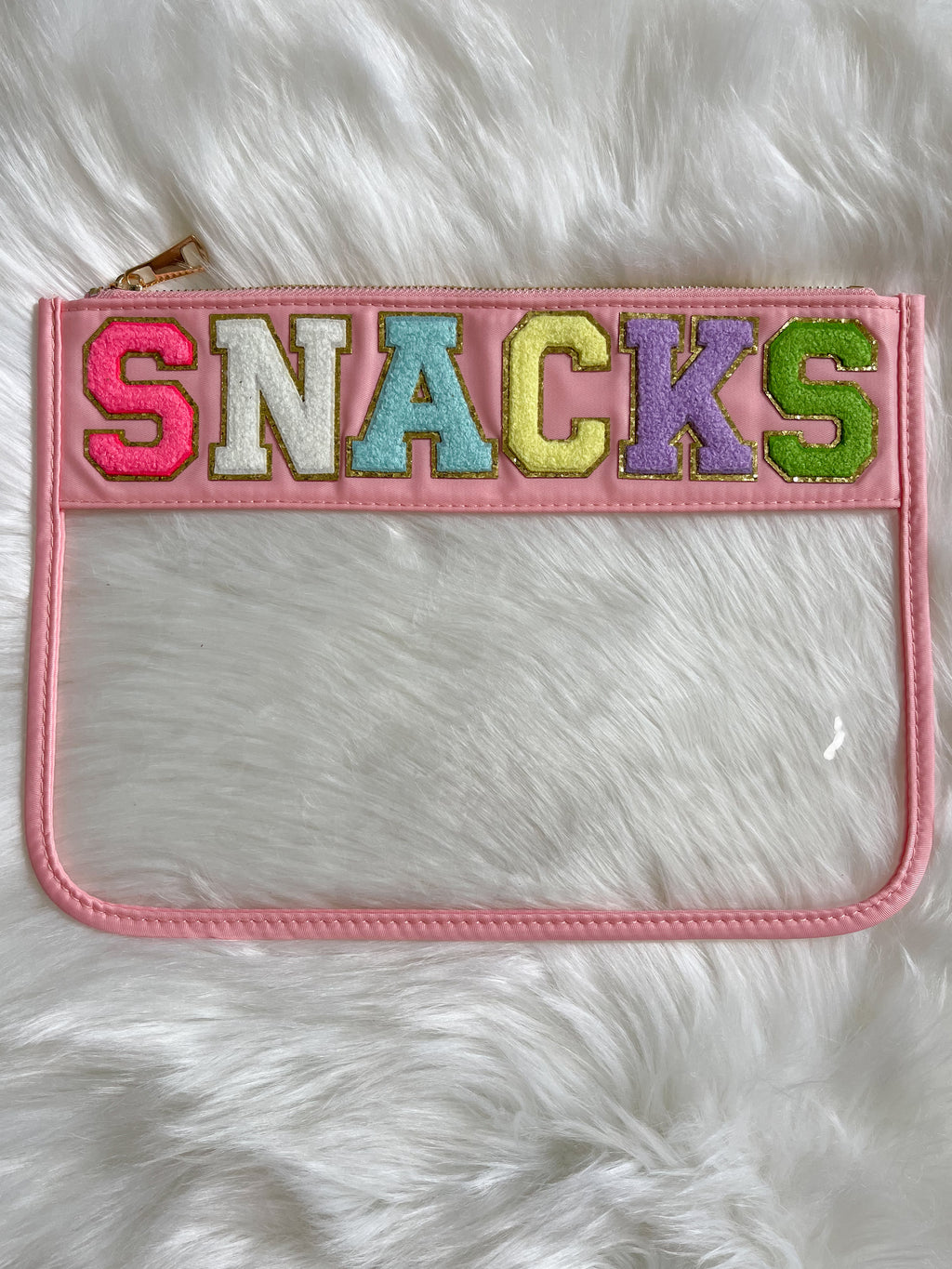 Snacks Clear Pouch