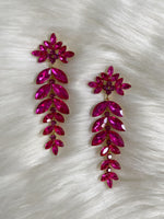 Midnight Bling Earrings Pink