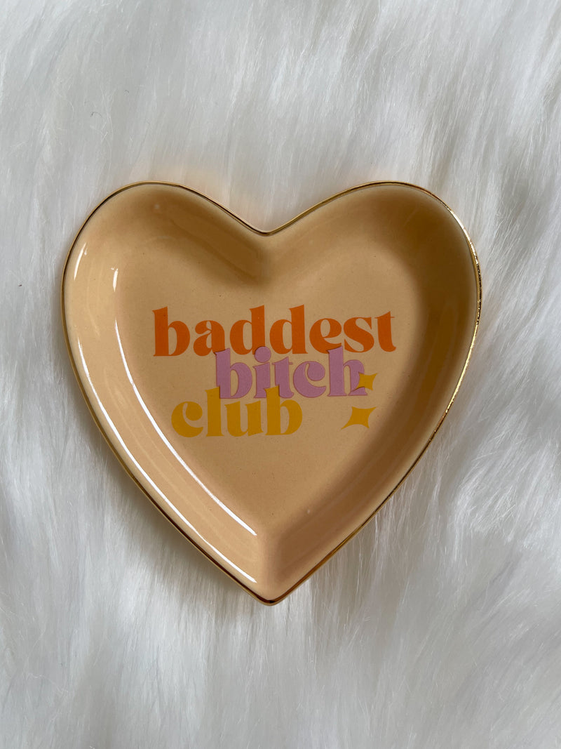 Baddest Bitch Club Jewelry Tray