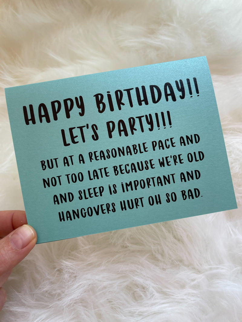 Happy Reasonable Birthday Card