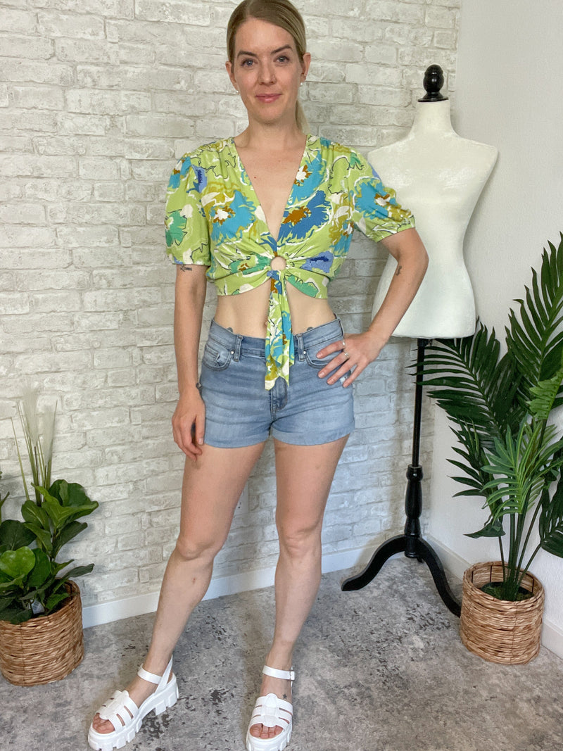 Tahitian Lime Crop Top