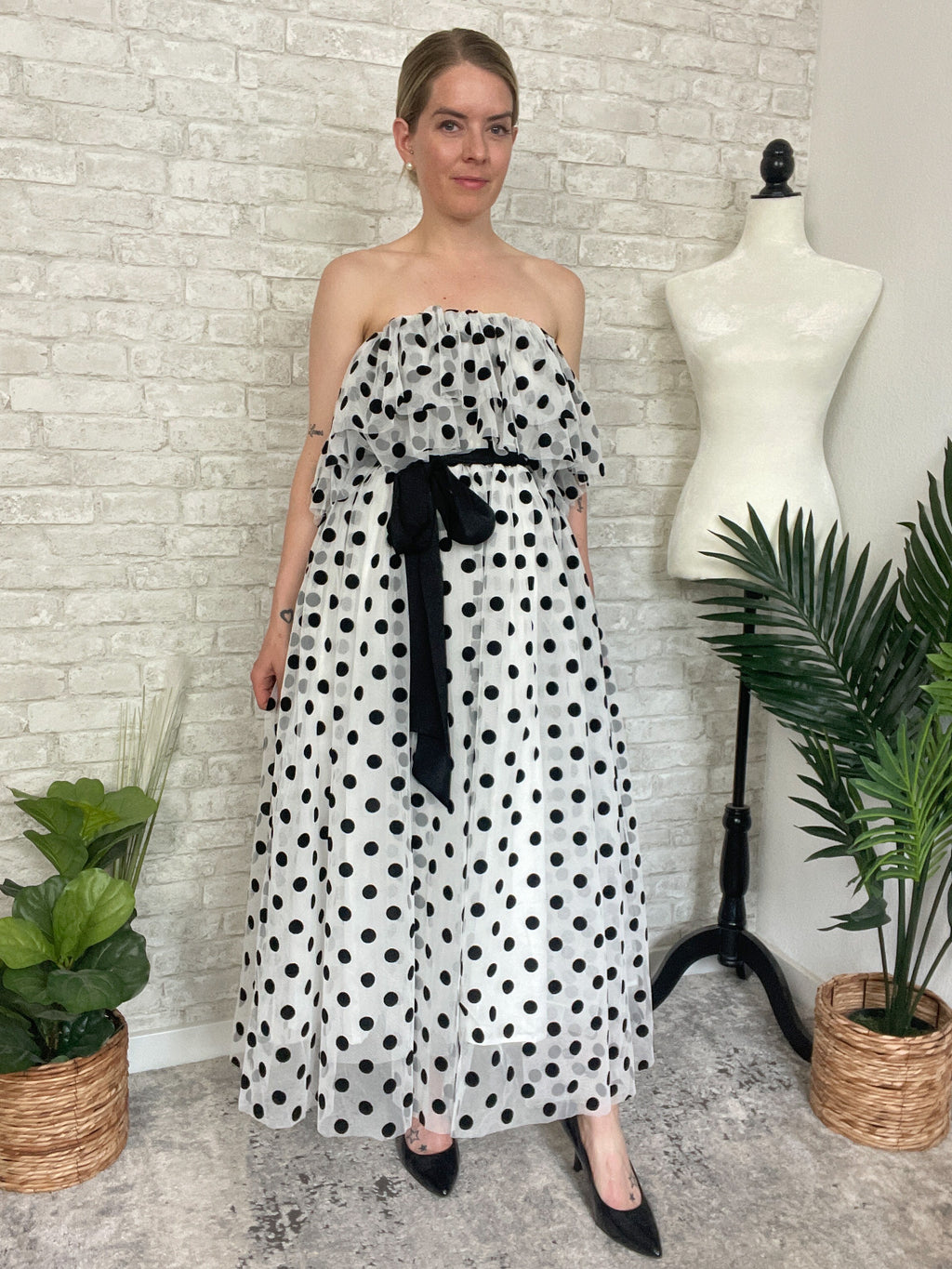 Marilyn Polka Dot Dress