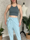 Jeanie High Waisted Pants Blue