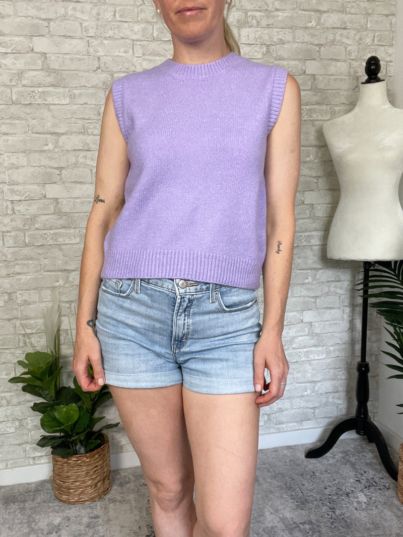 Lucy Lavender Sweater Vest