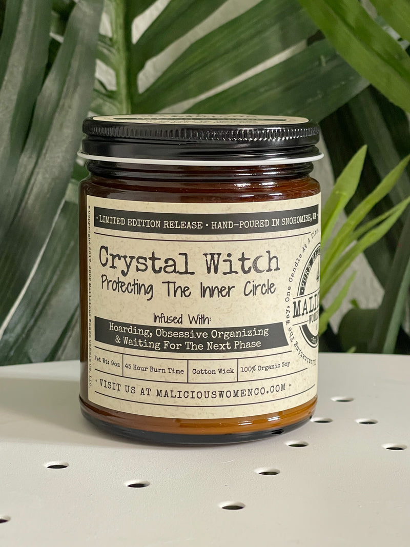 Crystal Witch Candle