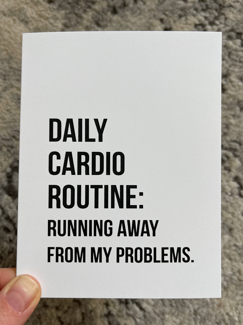 Daily Cardio Card
