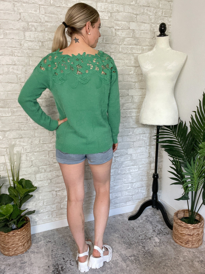 Fern Jewel Sweater