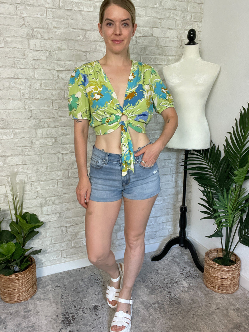 Tahitian Lime Crop Top