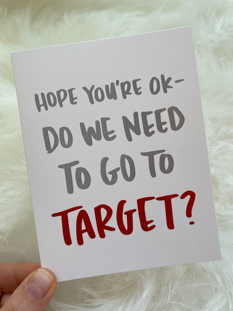 Do We Need To Go To Target Card
