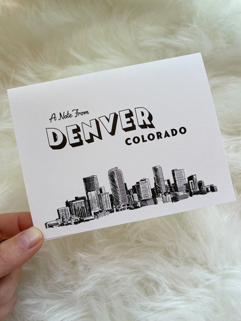 A Note From Denver Card