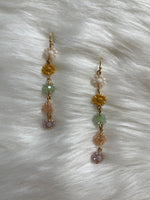 Neutral Rainbow Mini Floral Earring