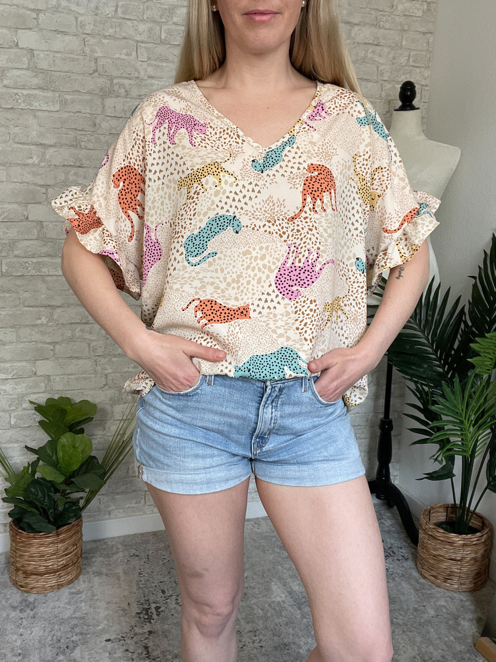 Nalah Cheetah Queen Top