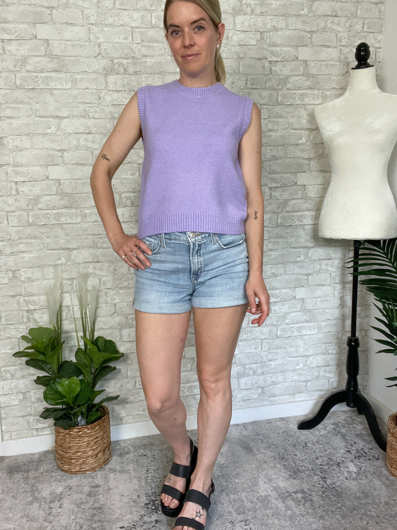Lucy Lavender Sweater Vest
