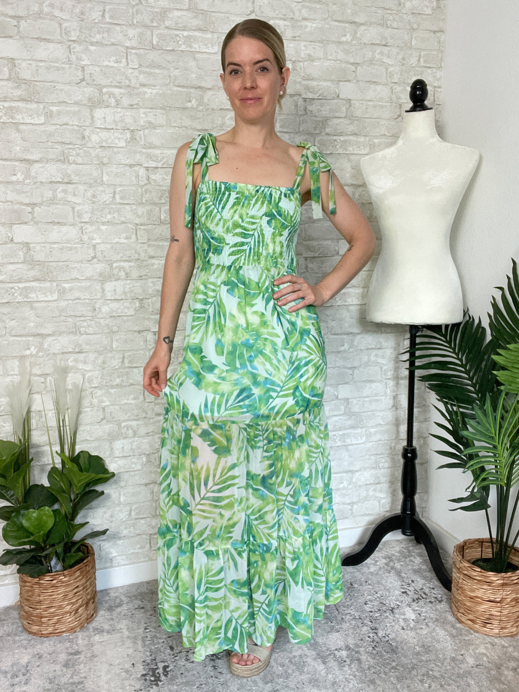 Palm Goddess Dress