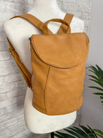Alyssa Distressed Backpack Dijon