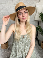 Sydney Straw Hat Caramel