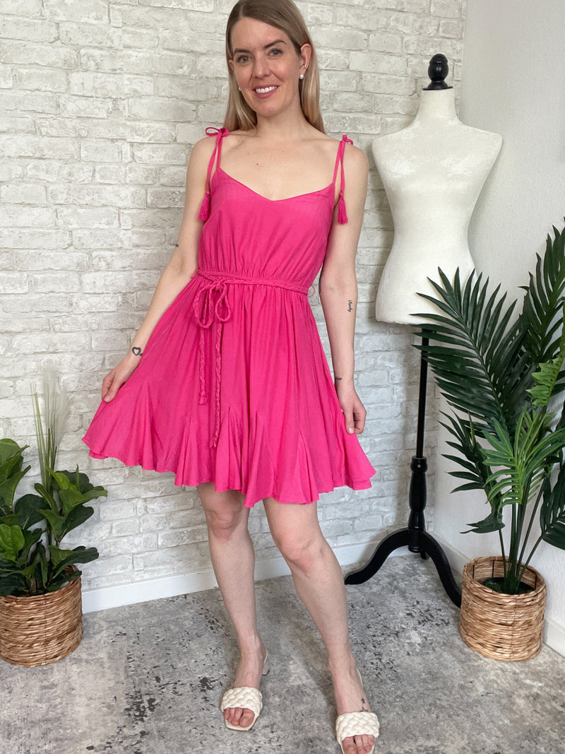 Demi Dress Fuchsia